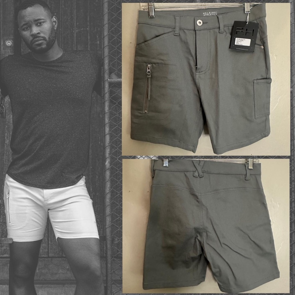 Vissla Men's Flat Front Utility Shorts in Olive